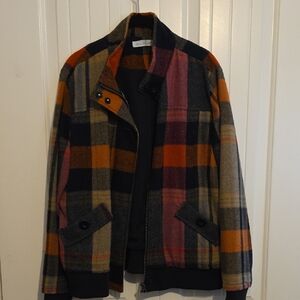 KEREN hart Colorful Plaid Jacket